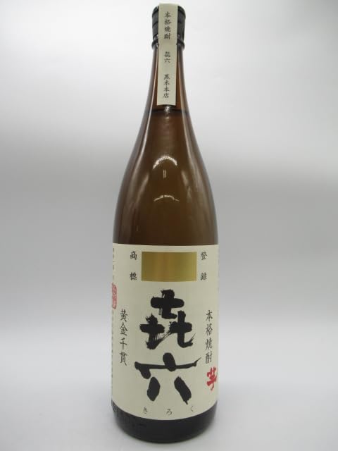 Amazon.co.jp: 黒木本店 喜六 (きろく) 芋焼酎 25度 1800ml : 食品